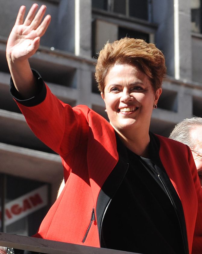 English: Dilma Rousseff on July, 2010 in Porto...