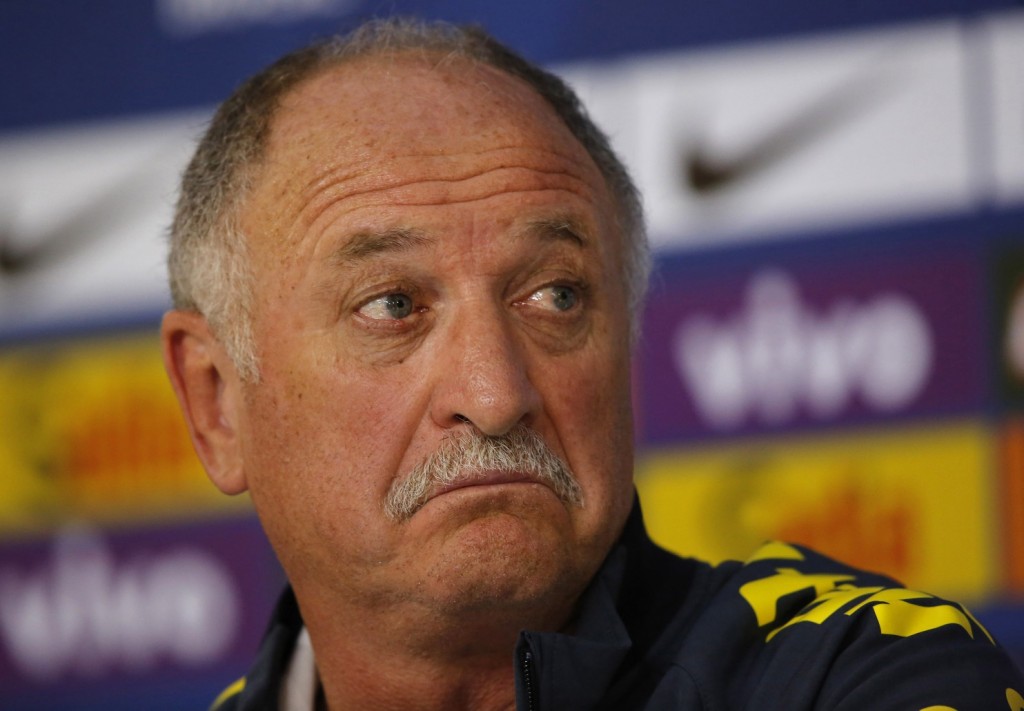 FILE - In this July 9, 2014 file photo, Brazil’s coach Luiz Felipe Scolari gestures during a press conference in Teresopolis, Brazil. Almost a year after the loss to Germany on what he called the “worst day” of his career, Scolari still hasn’t regained the trust of local fans. He failed in his first job after the World Cup debacle: a stint with Gremio that ended with his resignation on Tuesday, May 19, 2015, just two matches into the Brazilian league season. (Leo Correa, File/Associated Press)