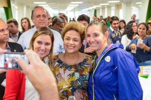 President Dilma Rousseff met with Rio 2016 staff, photo by Alex Ferro/Rio 2016. 