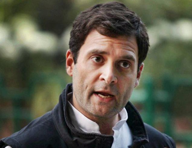 Congress vice-president Rahul Gandhi