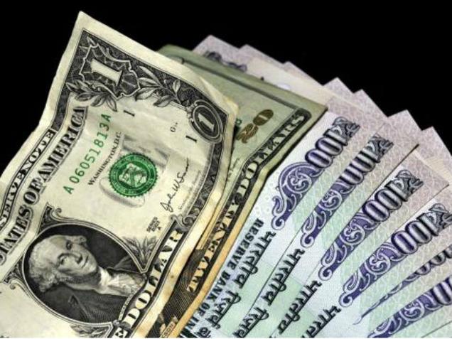 The rupee had lost 10 paise to close at 21-month low of 64.26 against the greenback in Tuesday’s trade.