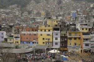 Rocinha, Latin America’s largest favela complex, frequently faces shootings between police and drug traffickers, photo by Tania Rego/Agencia Brasil.
