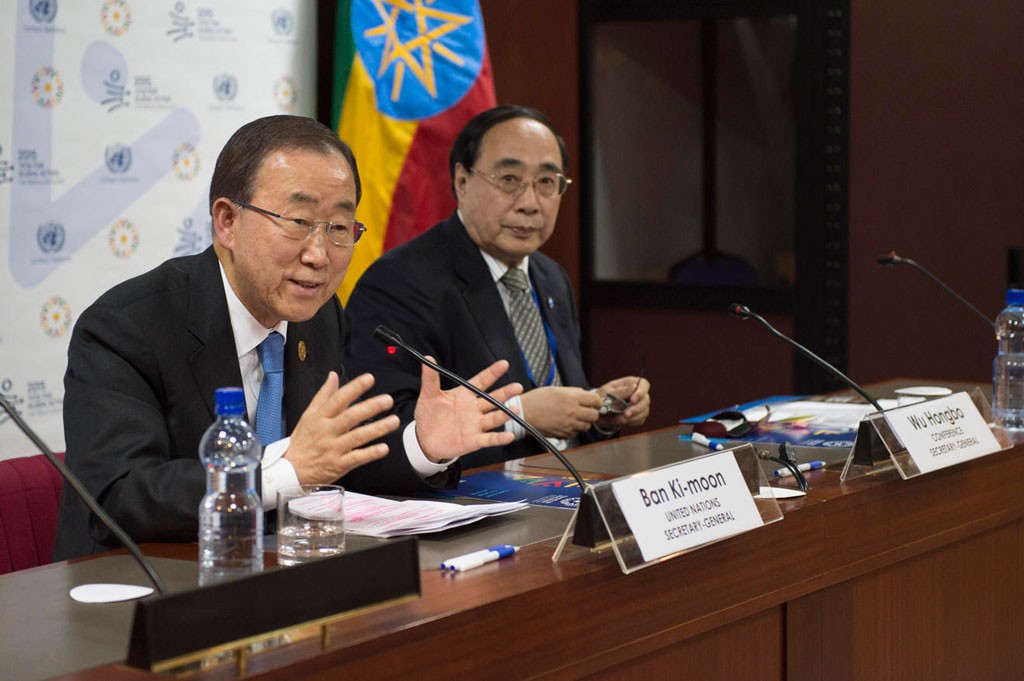Secretary-General Ban Ki-moon's Press Conference before departure.