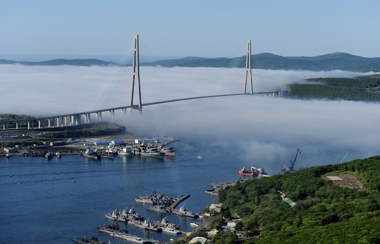 A bridge to the Russky Island in Vladivostok© Yuri Smityuk/TASS