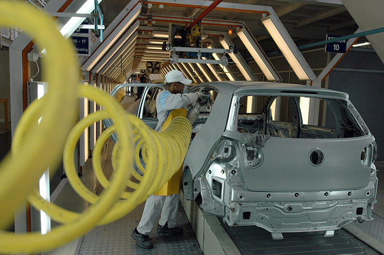 Volkswagen plant in Uitenhage, South Africa. Photographer: Henner Frankenfeld/Bloomberg