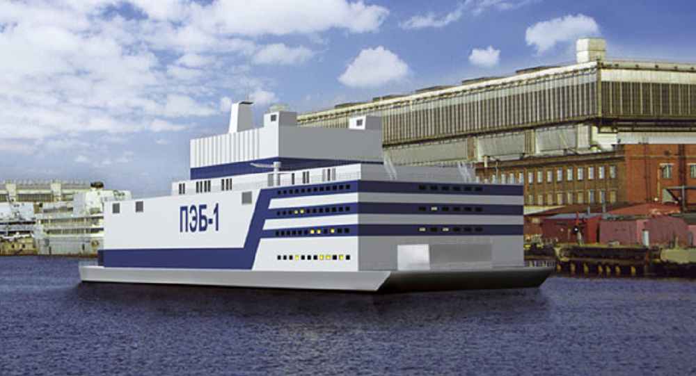 Moscow and Beijing may build floating nuclear power plants for third countries together, Russia's deputy prime minister said. © Wikipedia/ SEVMASH