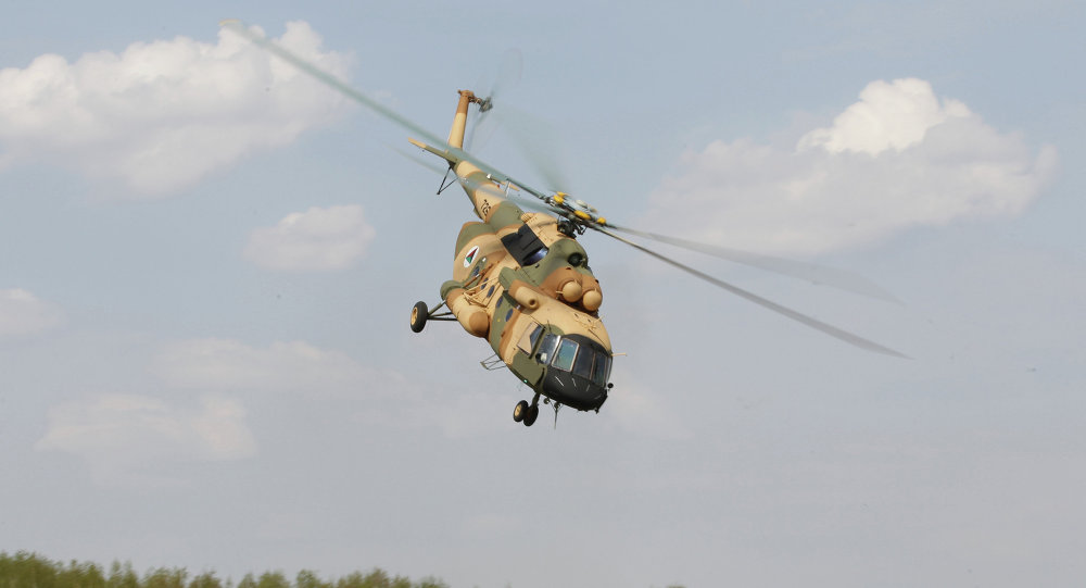 "Rosoboronexport" signed a contract on delivering 151 Mi-17V-5 helicopters to India. © Sputnik/ Maksim Bogodvid