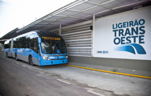 The Transoeste BRT line has been a success, photo courtesy of Cidade Olímpica.