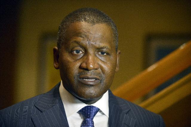 Aliko Dangote. © AFP