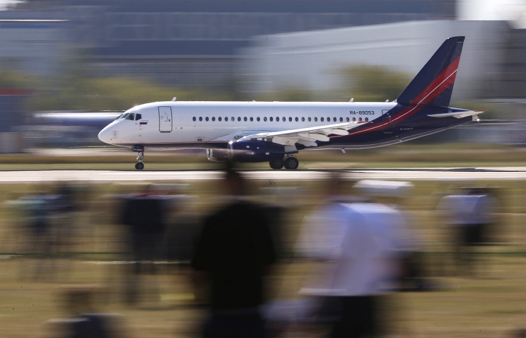 Sukhoi Superjet 100 aircraft. © TASS/Sergei Bobylev