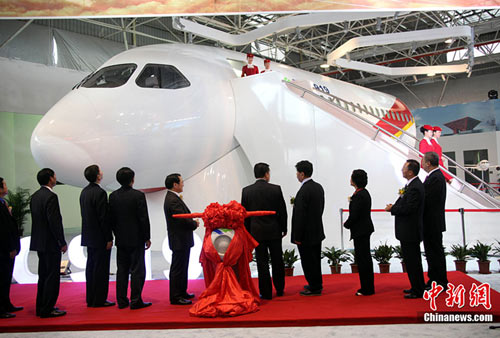 China-made large passenger aircraft C919 © CNS. 
