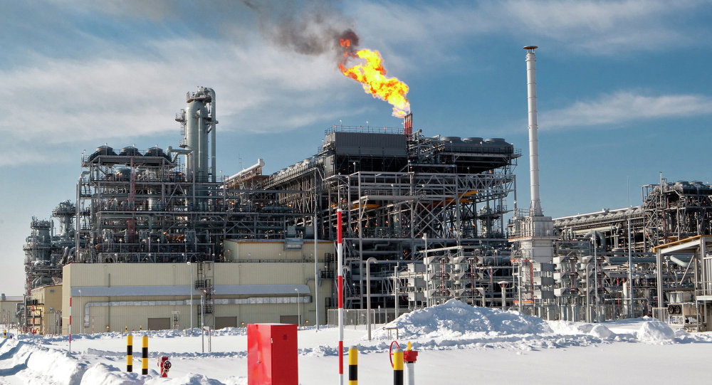 Russian energy company Gazprom said it had discussed the construction of a third production line for its Sakhalin-2 LNG (liquefied natural gas) project with Japan’s corporate giant Mitsui. © Sputnik/ Sergey Krasnouhov