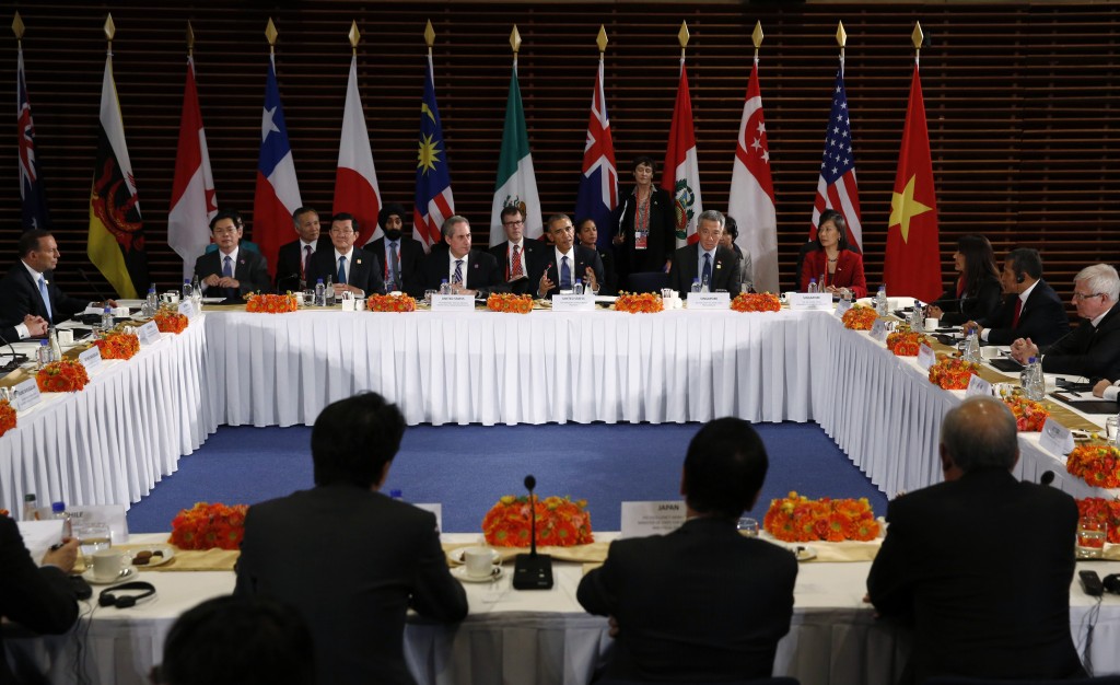 TPP leaders ©REUTERS/Kevin