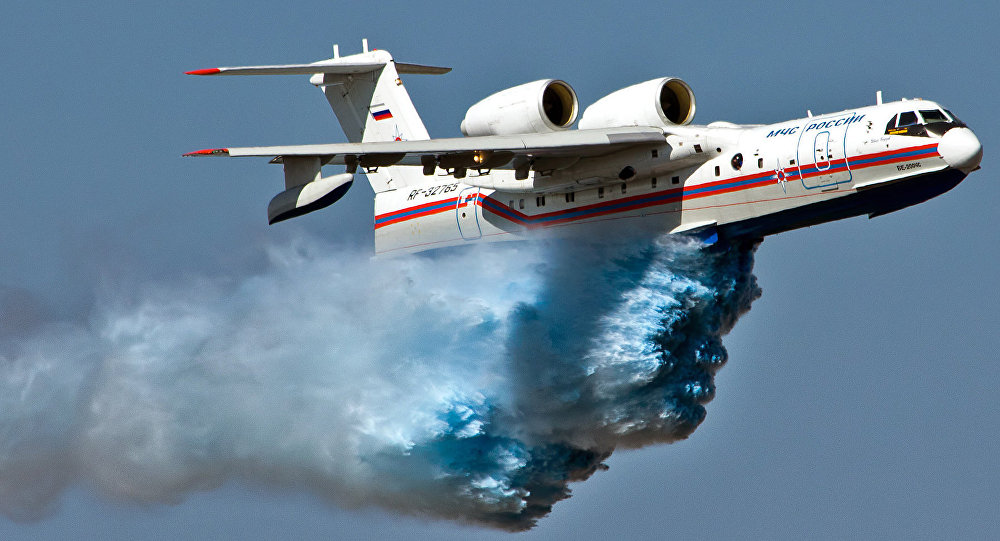 Indonesia will purchase four Russian amphibious Be-200 aircrafts. © Flickr/ Pavel Vanka