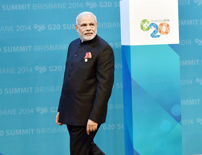 Modi at G20 in 2014 © Indiatoday