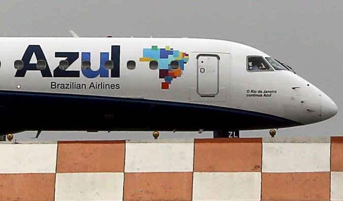 The Brazilian airline Azul Linhas Aéreas Brasileiras. Credit Paulo Whitaker/Reuters