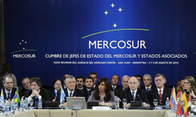 Mercosur meeting in 2010 © Reuters