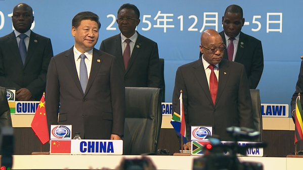 Zumba is co-chairing the FOCAC Summit with Chinese President Xi Jinping in Johannesburg on 4 December 2015. © Xinhua