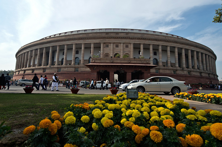 A view of India's parliament. AGENCE FRANCE-PRESSE/GETTY IMAGES