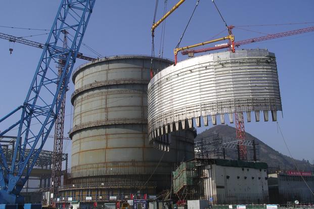 A file photo of Westinghouse’s AP1000 reactor design at the Sanmen plant. In a statement, Westinghouse said it expected India would move towards a framework that satisfies the CSC and channels accident liability exclusively to the operator.