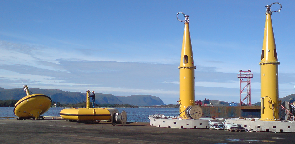 Wave energy power plant in India