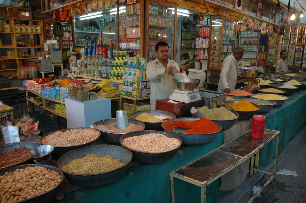 Indian food market. Source: Marc Shandro/wikipedia