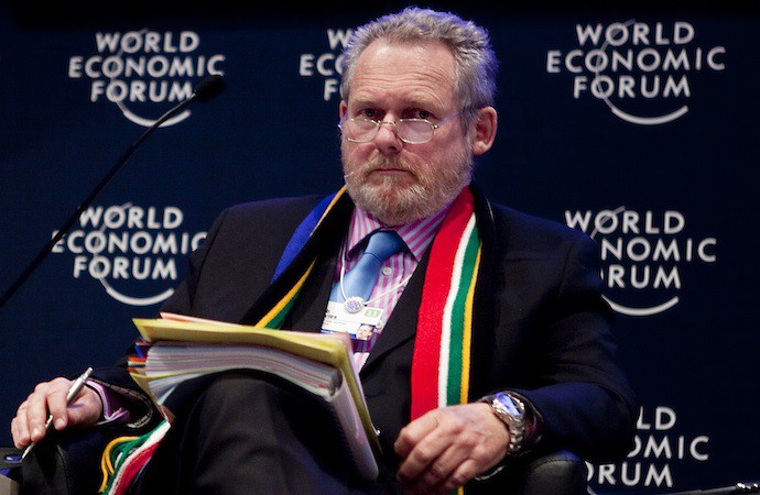 South Africa's Minister of Trade and Industry Rob Davies. Photo: Andrew Harrer/Bloomberg via Getty Images