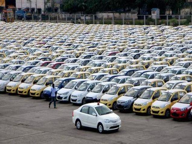 Series of Hyundai Motor's cars lined up for shipping to overseas markets from Chennai Port Trust. File photo