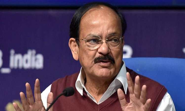 Indian Urban Development Minister M Venkaiah Naidu, Photo: Kamal Singh/PTI