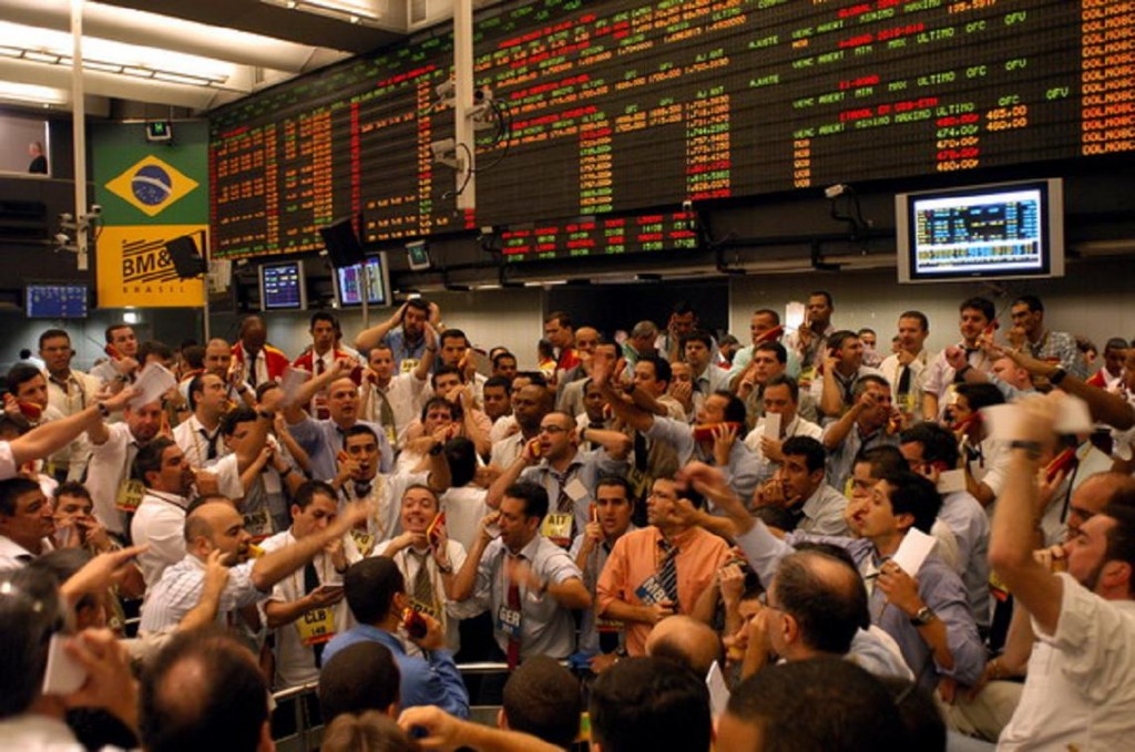 Brazil, San Paulo. The stock exchange of Brazil in San Paulo. La borsa di San Paolo. Photo Christian Tragni