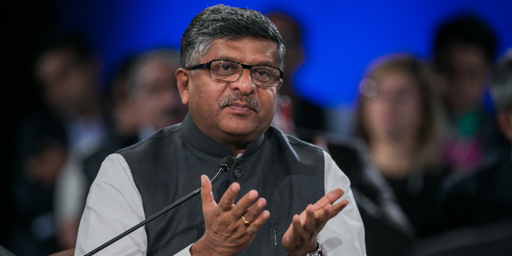 Telecom Minister Ravi Shankar Prasad