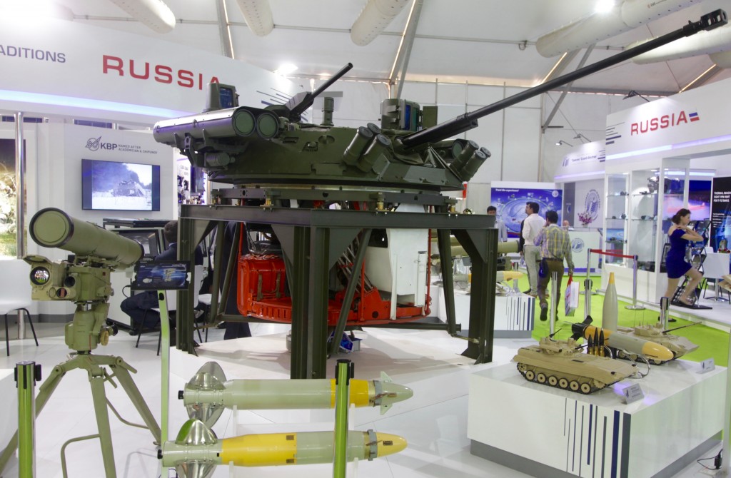 Russian booth at Defexpo India 2016