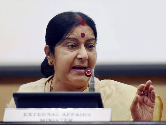 External Affairs Minister Sushma Swaraj.