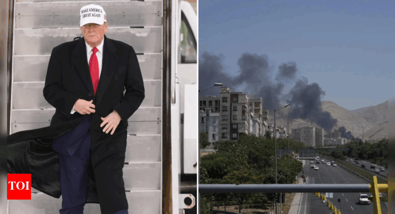 Trump abruptly leaves G-7 amid speculation US will bust Iranian bomb-making facility with bunker-buster