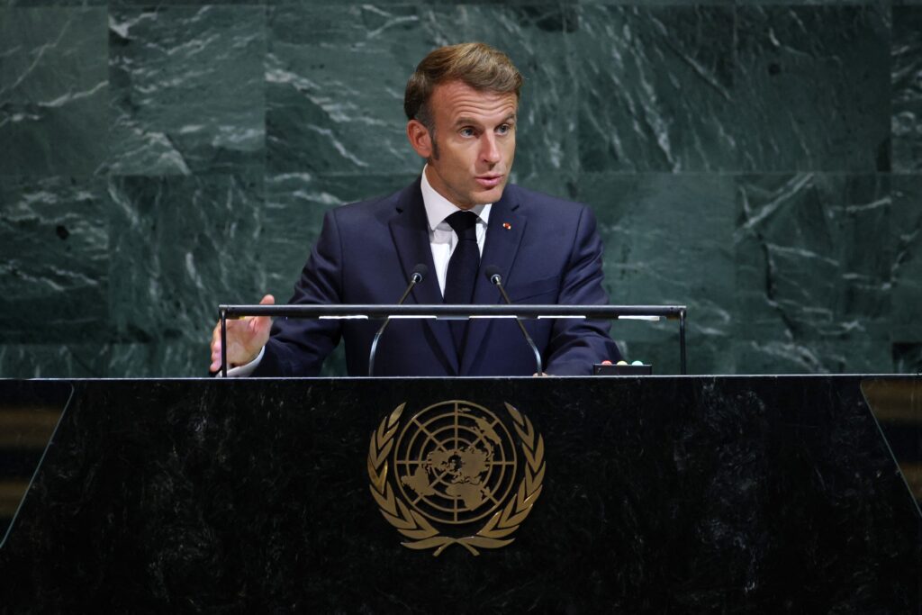 Macron alerta sobre o 'risco de que se imponha a lei do mais forte' na ONU