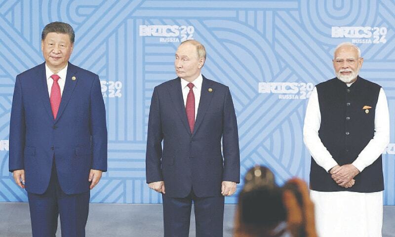 Putin scores BRICS win with rare Xi, Modi show of harmony