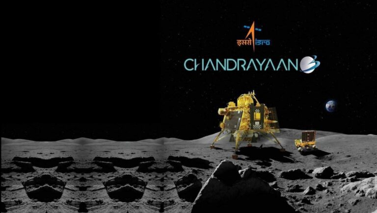 India sulla Luna: la missione Chandrayaan-3 è scesa vicino al polo sud