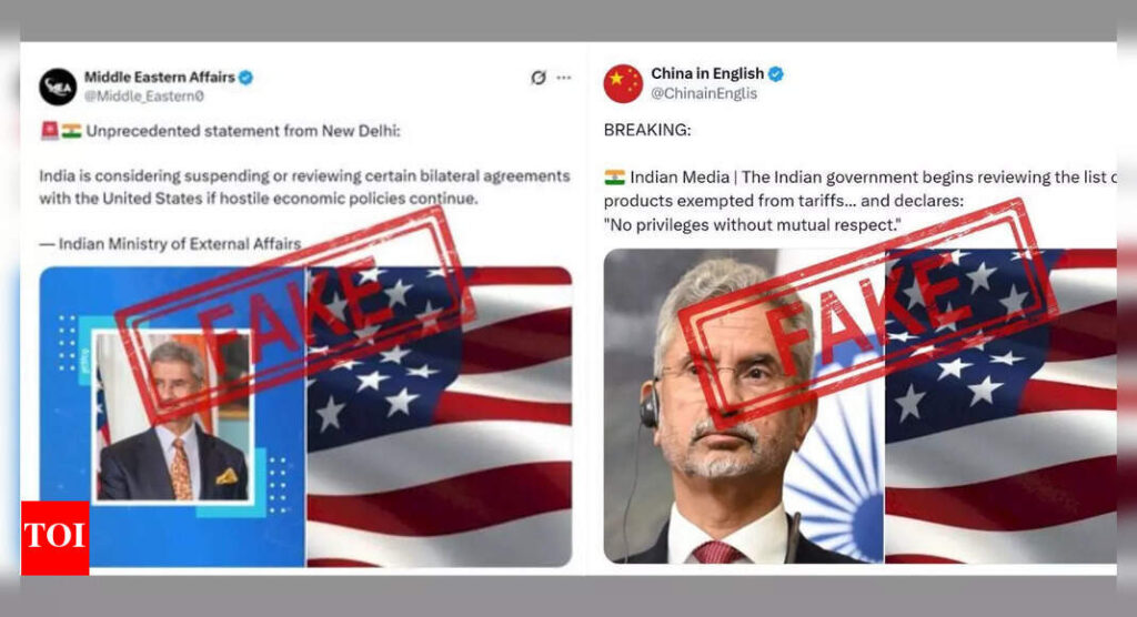 'No review of pacts, duty on US goods': MEA on speculation over India's response to Trump's tariff; 'disinformation being spread'