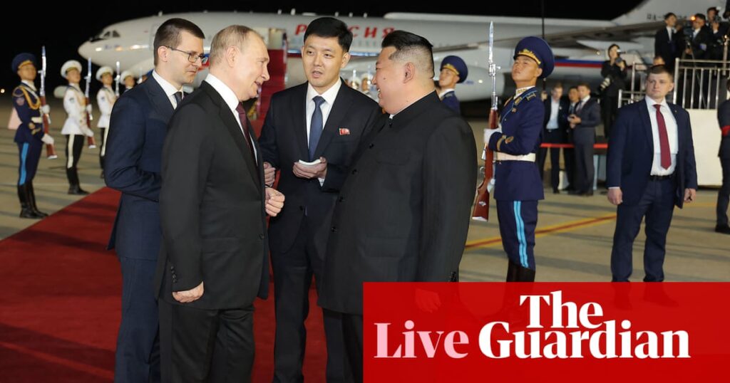 Putin in North Korea live: Kim Jong-un hails close ties as visit likely to reshape relationship gets underway