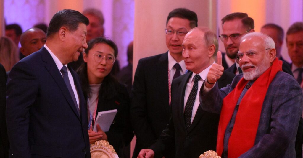 インド首相、プーチン氏にウクライナ和平実現支援の用意と表明