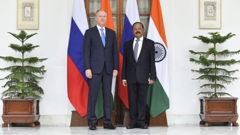 Ajit Doval meets Russia's Patrushev to discuss situation in Taliban-ruled Afghanistan