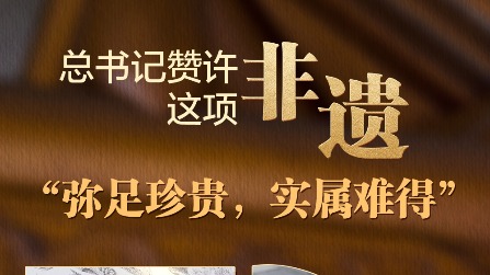 天天学习丨总书记赞许这项非遗“弥足珍贵，实属难得”