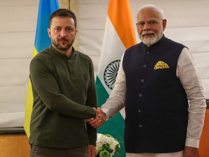 Ukrainian President Zelensky had a phone conversation with Modi