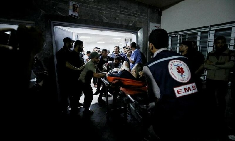 Strike at Gaza hospital