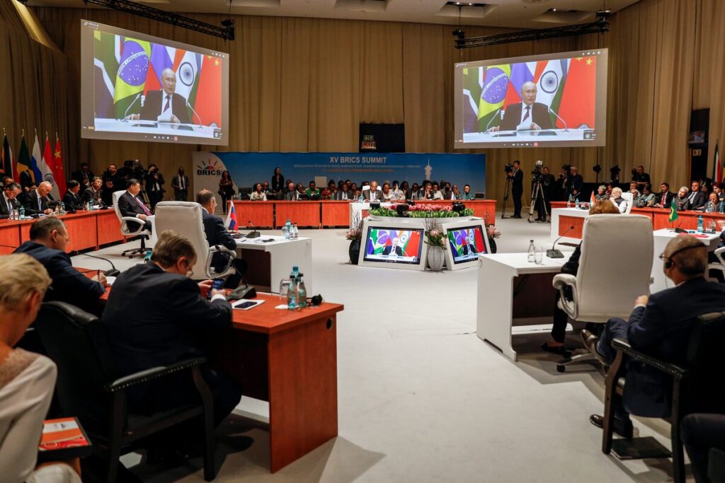Xi, Putin and other leaders locked in discussions over expansion of BRICS economic bloc