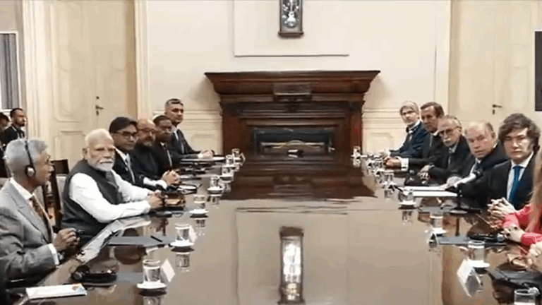 Modi in Argentina LIVE: PM Modi, Argentina President hold delegation-level talks