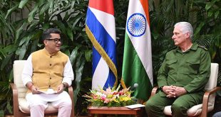 Canel con ministro de Estado de Asuntos Exteriores y Textiles de la India – Escambray