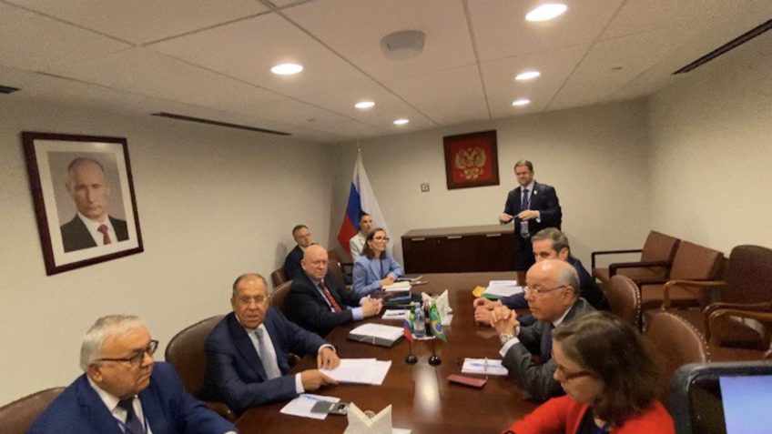 Brasil e Rússia se reúnem na sede da ONU, em Nov York