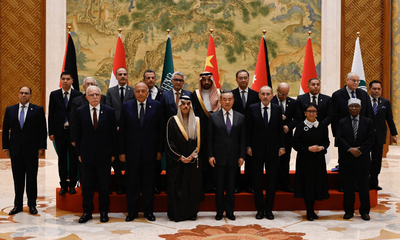 Muslim ministers meet Chinese FM, call for ‘immediate ceasefire’