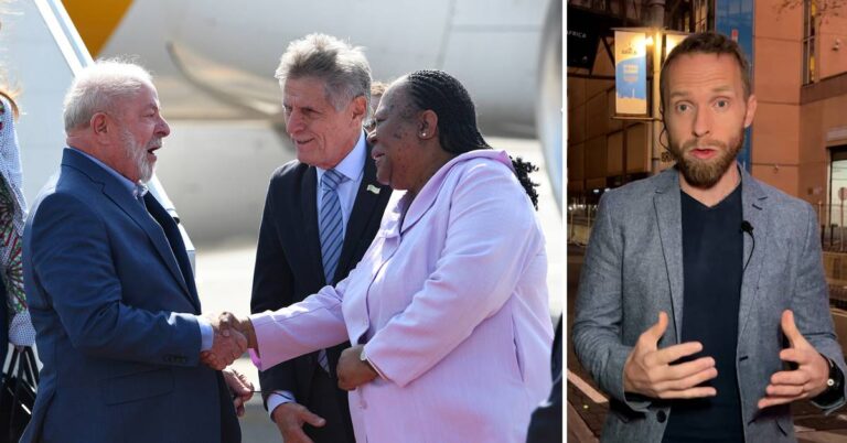 Brics inleds i Sydafrika - Ryska kriget en mörk skugga över toppmötet